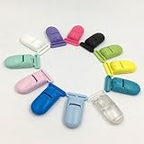 Kissteether 108pcs 赤ちゃんのおしゃぶりのクリップ安全な赤ちゃんのプラスチックミックス色のおしゃぶりのクリップ環境にやさしい赤ちゃんのおしゃべり/パチ/ダミー/ヌーク/ママ/ BIB