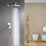 Lightinthebox® Contemporary Chrome Brass Finish Bathroom Lavatory Rainfall Shower Set Shower Head. Z