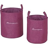 刺繍ソフトバスケット丸型2個セット AKSET-06PK