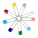 Meta-U20個ミックスカラーラージベビーセーフティーロックおむつピン (20個)