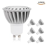 Yoky MR16 GU10 LED Bulbs,6W(50W Equivalent),500Lumen,2700K Warm White,CRI>85,100% Aluminum Reflector
