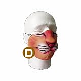 [kasumishoji] バラエティ本舗 半顔 アニマル version2 マスク (Aモデル) [ かぶりもの 仮面 お面 眼鏡 馬 犬 鶏 猫 動物 仮装 なりきりマスク ]