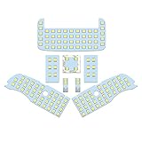 ZXREEK プリウス30 ルームランプ LED 専用設計 30系 プリウス プリウス40系 プリウスα ルームランプ LED プリウス30前期 プリウス30後期 ルームランプ 室内灯 LED ZVW30/ZVW40/ZVW41/PHV35系 サンルーフ無し 用 室内灯 爆光 ホワイト カスタム LED バルブ 高輝度 内装 5050 3チップ SMD LED取り扱い専用工具付 取付簡単 (トヨタ プリウス30系 用)