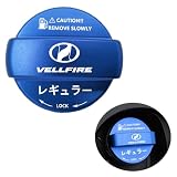 MiJuduo トヨタ に適用 Vellfire ヴェルファイア 20系 30系 40系専用 フューエルキャップカバー フューエルリッド ガソリンタンクキャップカバー アルミ製給油口キャップ ガソリンタンクキャップ 自動車パーツ カスタムパーツ 付属品 外装アクセサリー ドレスアップ（ブルー） [並行輸入品]
