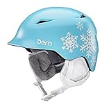 Bern バーン CAMINA ヘルメット 子供用 ガールズモデル 軽量 アクションスポーツ 正規品　SATIN BLUE SNOWFLAKE　XS/Sサイズ
