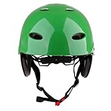 Fityle 軽量 シンプルスポーツ ヘルメット　子供や大人まで選べる　サイズ カラー　自転車　スケートボード　キックボード ローラースケート　ウォータースポーツ 　全2サイズ3色 - グリーン, S