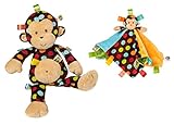 Taggies Dazzle Dots Monkey Blanket and Soft Toy Set by Taggies