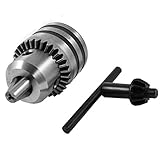 uxcell スパナードリルチャック レンチドリルコレット 3.0-16mm能力 B16マウント 8.8cmドリルチャック長 1個ドリルチャック 1個キーツール