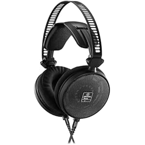 オーディオテクニカ ATH-R70x プロフェッショナル モニターヘッドホン 開放型 有線 【 DTM ミックス マスタリング 音楽鑑賞 着脱式ケーブル 3.0m オープン型 軽量設計 長時間使用 】