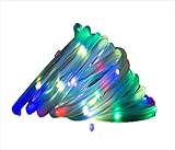 【YTShop Mercury】 ソーラー ライト ロープ ライト LED 防水 (7m, マルチカラー)