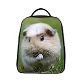 2015 New Arrival Novel Design Excellent Children Backpacks With Animals Pig Guinea Pig Theme,PU Leat