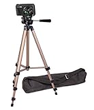 DURAGADGET Professional Lightweight Aluminium Tripod for Panasonic Lumix DMC-TZ55EB-K, DMC-TZ55EB-W 