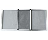 flyzzz調節可能なスライド式ウィンドウVentilating画面、アルミフレームAnti Mosquitoウィンドウ画面のローリングドアおよびWindows 19.68 Inches High X