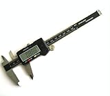 品質電子デジタルノギスインチ/メトリック/分数変換0 – 6インチ/ 150 mm ブラック GEN 3