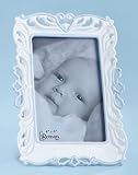 Precious Child of God Blue Boy White Porcelain Decorative 4x6 Picture Frame [並行輸入品]