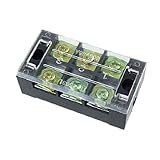 SODIAL(R) 600V 45A複列3ポジションネジバリアターミナルブロック