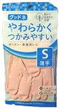 ダンロップ 天然ゴム手袋 グッドネうす手 S ピンク