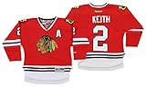 NHL Boy 's Chicago Blackhawks Duncan Keith Playerジャージー、レッドBoy 's (4 – 7 )