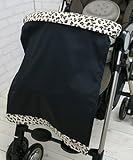 ベビーカー用 UVレッグサンシェード (レオパード)