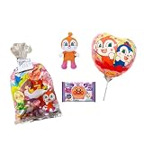 【ドキンちゃん ギフト詰め合わせ】ぬいぐるみ・スティック付きバルーン・アンパンマングミセット／お誕生日プレゼント・ギフト 幼稚園 保育園 こどもの日