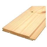 北欧レッドパイン 無垢羽目板 パネリング 本実目透かしV溝 無塗装 12x113x2700mm 10枚入 壁材 天井 腰壁