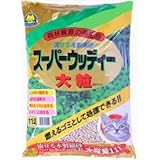 常陸化工 流せる木製猫砂 スーパーウッディー 大粒 11L ※お一人様 2個まで