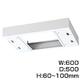 生興 クウォール システム収納庫 W600上部カバー W600×D500×H60～100 RW5-TKL60