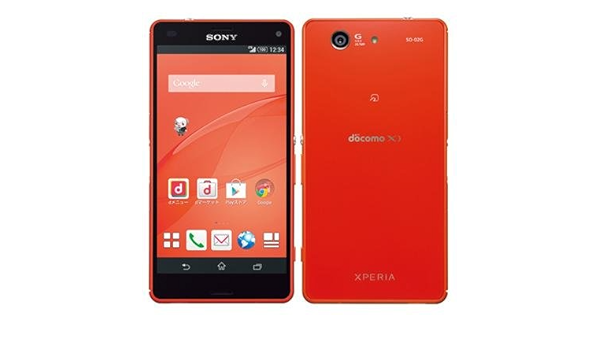 Amazon Docomo Sony Xperia Z3 Compact So 02g Orange Simロック未解除 スマートフォン本体 通販