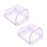 Dolity 2ピース　ウォール　スイッチ　ソケット　防水　カバー　スプラッシュプルーフ　ボックス　ビッグプラグに対応　 耐久性 互換性