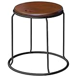 ルネセイコウ ウッド リンクスツール ダークブラウン/ブラック WLS-1