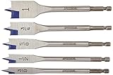 Irwin Tools 88885 Standard-Length Spade Bit Set (5 Piece) by Irwin Tools
