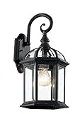 Trans Globe Lighting 4181 BK Wentworth 16" Black Wall Lantern [並行輸入品]