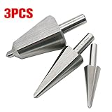 3ピース傘掘削ステップ掘削高速鋼リーマ掘削用木工切削16-30.5ミリメートル5-20ミリメートル3?14ミリメートル