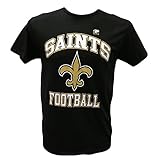 NFL新しいOrleans SaintsフットボールTシャツ、ブラック、XL