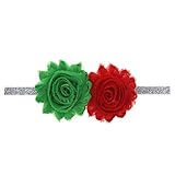 Zhhlinyuan ベビー小物 Baby Girls ヘアアクセサリ Toddler Kids Christmas/Photography Pops/Costume/Party Elastic Co