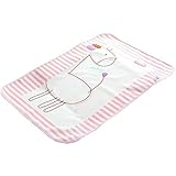 Cute Waterproof Breathable Infant Crib Sheet Baby Mat 70 x 90 CM-Pink Deer by George Jimmy
