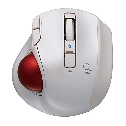 Digio2 Q small trackball Bluetooth mouse silent 5 button White 48378 eBay