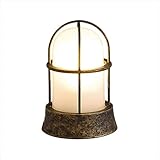 オンリーワン　真鍮製ポーチライト　BH1000　AN FR LE　古色仕上/くもりガラス/LED仕様　GI1-700136　【エクステリア照明　マリンライト】