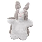 Dovewill 全9色　　 人形　 ぬいぐるみ 　ウサギ　ハンドパペット　ソフト　親子ゲーム　ストーリーテリング　　就学前玩具　　 - グレー