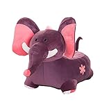 ベビーソファー　ローチェア　キッズソファー　ベビーチェア　　ぬいぐるみ椅子　　ぬいぐるみソファー　可愛い　ふわふわ (象)