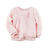 Carter 's Baby Girlシェルパスウェットシャツ カラー: ピンク