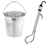 フジマック 尾上製作所 2点セット バケツヒーター1000W H-1000S 日本製トタン バ...