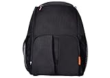 Heine Backpack Diaper Bag with Insulated Bottle Pocket, Black - Eco-friendly by Heine