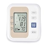 手首血圧モニターオートホームスマートデジタル血圧モニター英語LCDモニターデジタル血圧モニター医療グレード精度血圧計ホームポータブル高齢者の親の健康ギフトXUAN