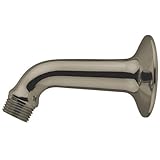 Kingston Brass K150C8 Classic forge Shower Arm, Satin Nickel by Kingston Brass