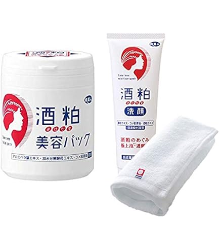 Amazon.co.jp: 酒粕白玉ピーリング 酒粕洗顔フォーム ハリ美肌セット