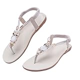 nnda Co 2017レディースサンダル快適ラインストーン夏ファッションスタイルビーチ靴、フェイクレザー+ゴム、フラットヒール 39 ピンク NNDA CO