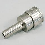 バルブレス中圧用ソケットカプラー・ステンレス(ホース取付用) TS-3SH-SUS