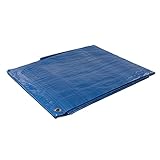 Silverline 1.8x 2.4m Heavy Duty Tarpaulin Ground Sheet Waterproof Camping Cover