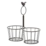 不二貿易 ミニプランター バード ブラウン 77405